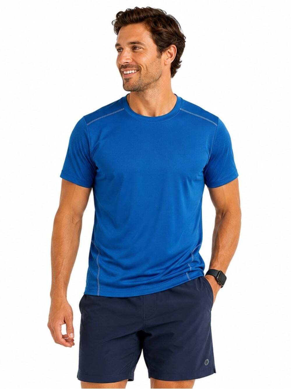 Mondetta Blue Lightweight Running Gym Athletic Breathable Short Sleeved …